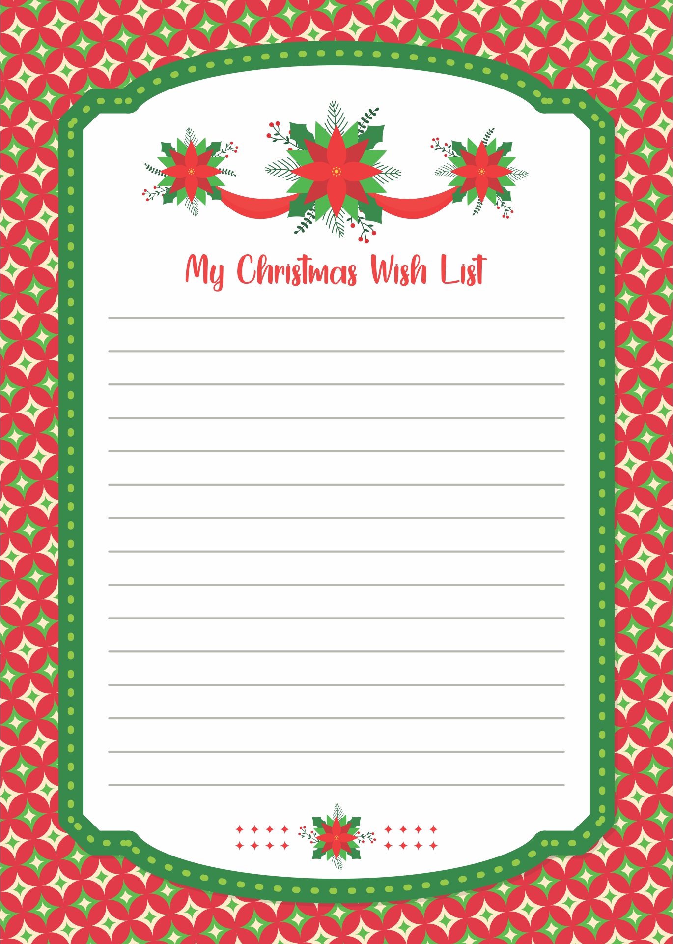 90 Christmas List Free Printable 79