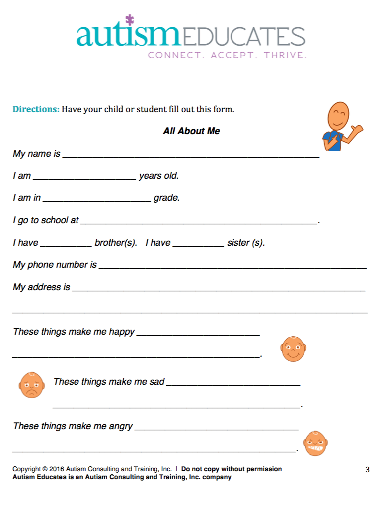 90 Free Printable Autism Worksheets Pdf 26