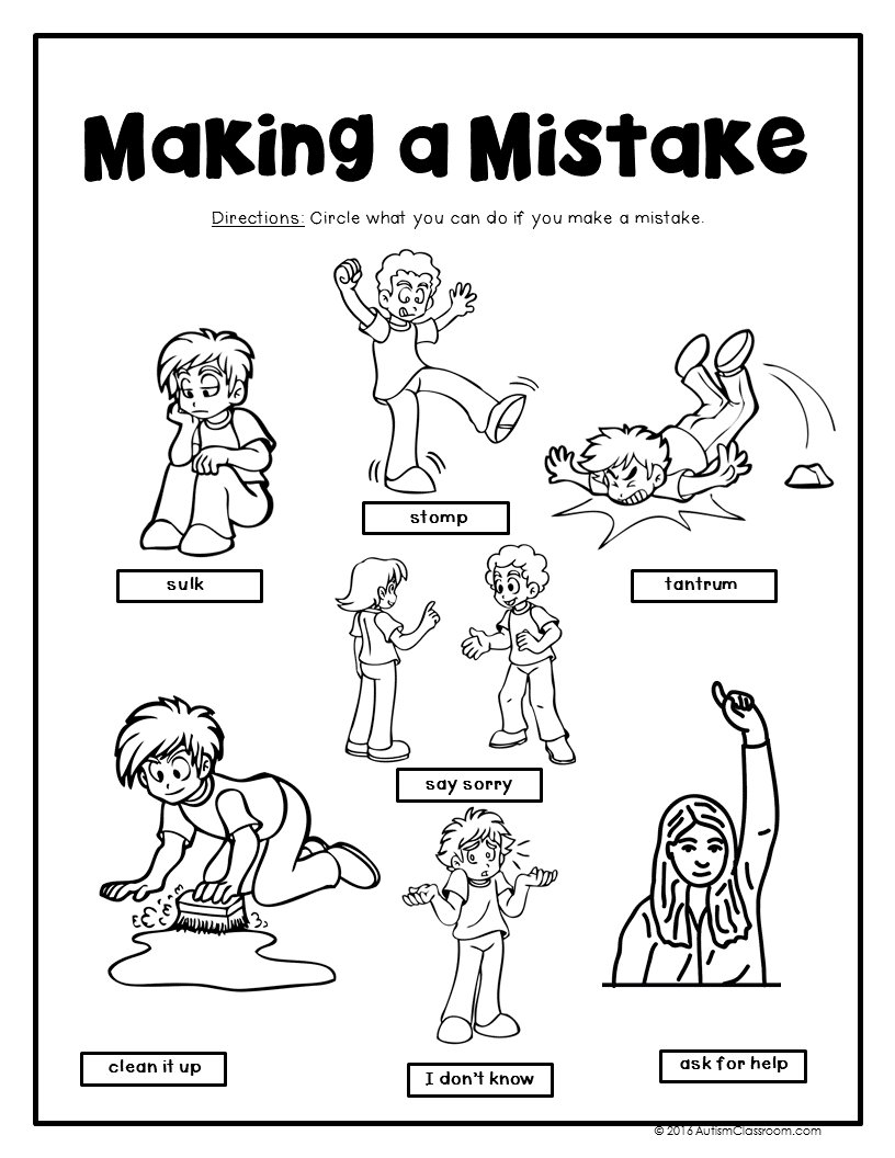 90 Free Printable Autism Worksheets Pdf 33