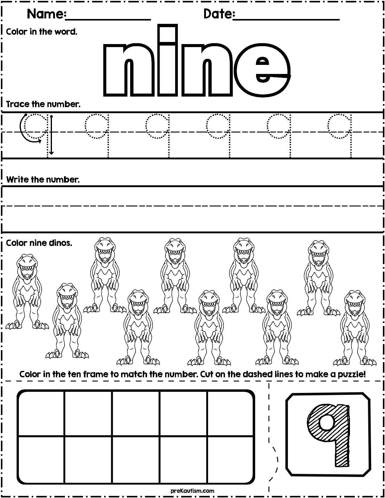 90 Free Printable Autism Worksheets Pdf 39