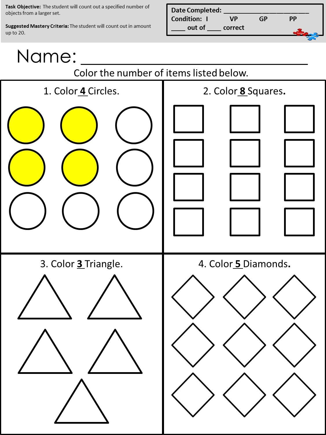 90 Free Printable Autism Worksheets Pdf 5