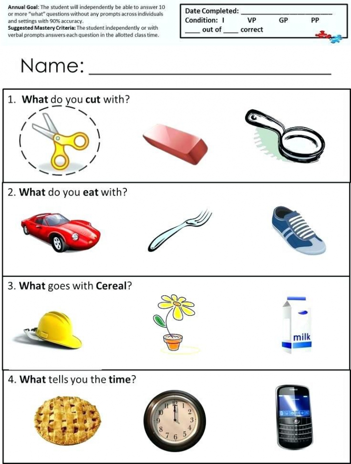 90 Free Printable Autism Worksheets Pdf 6
