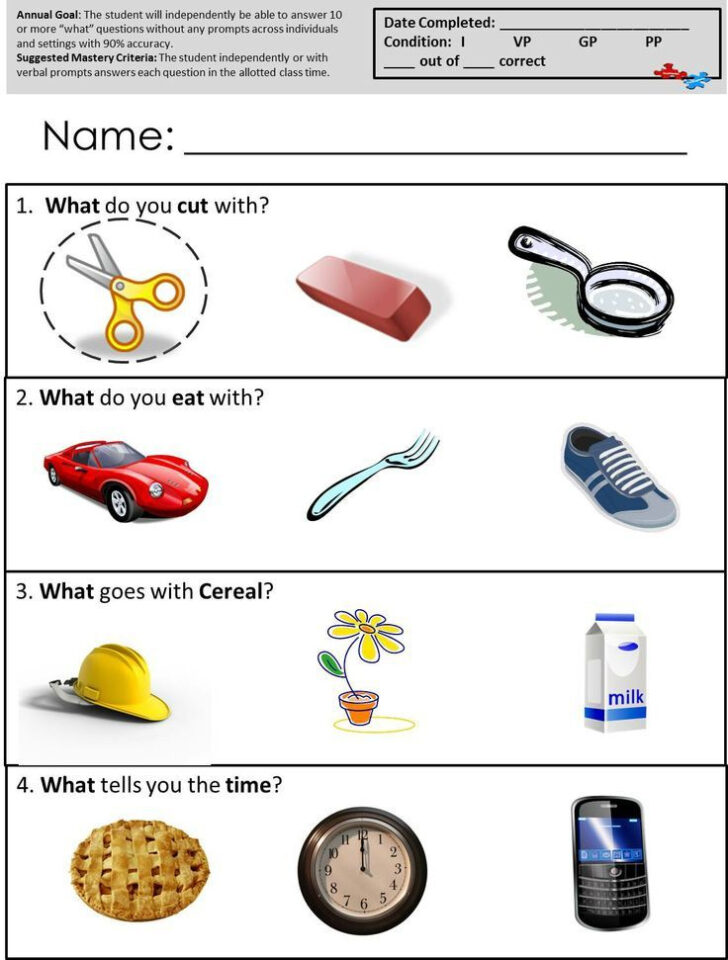 90 Free Printable Autism Worksheets Pdf 85