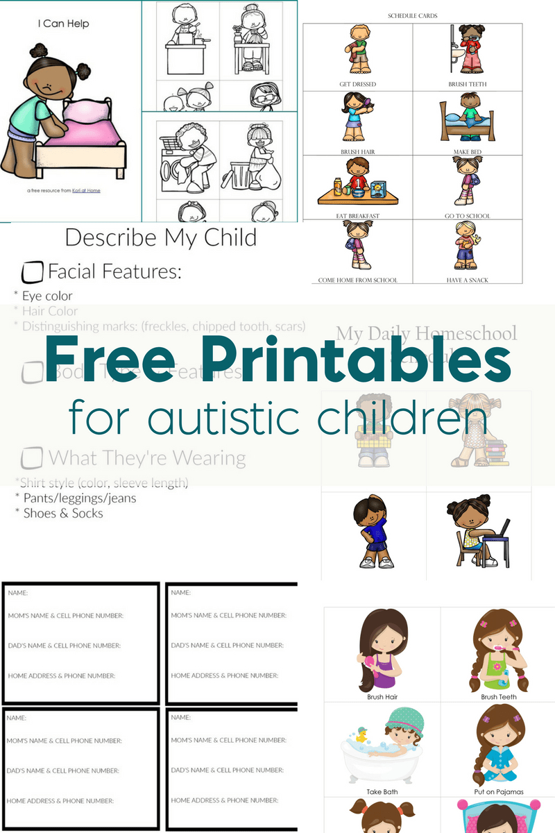 90 Free Printable Autism Worksheets Pdf 88
