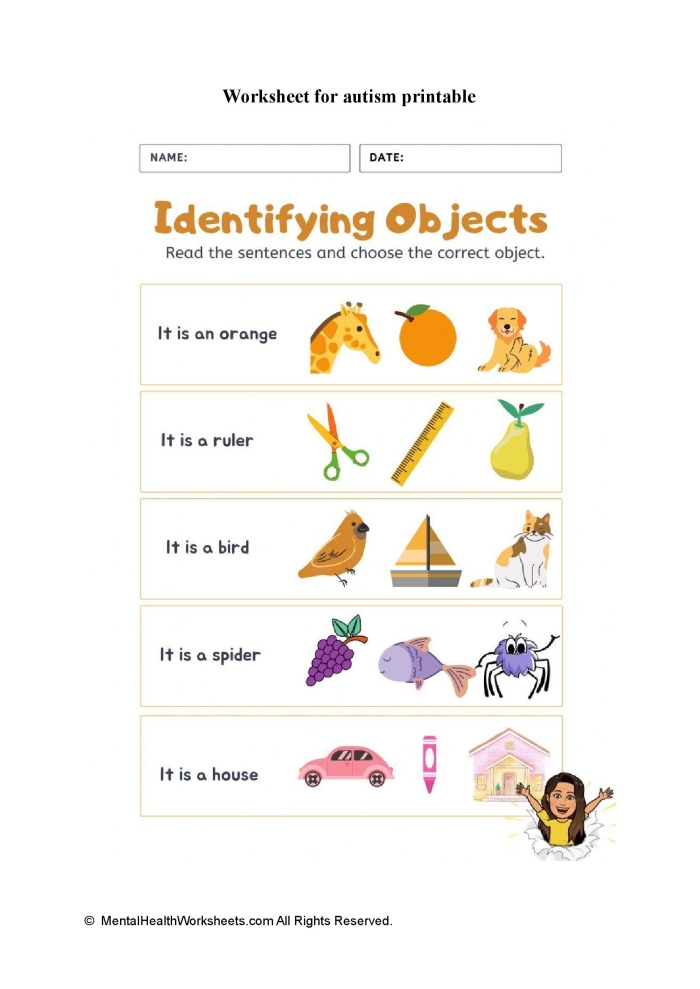 90 Free Printable Autism Worksheets Pdf 96