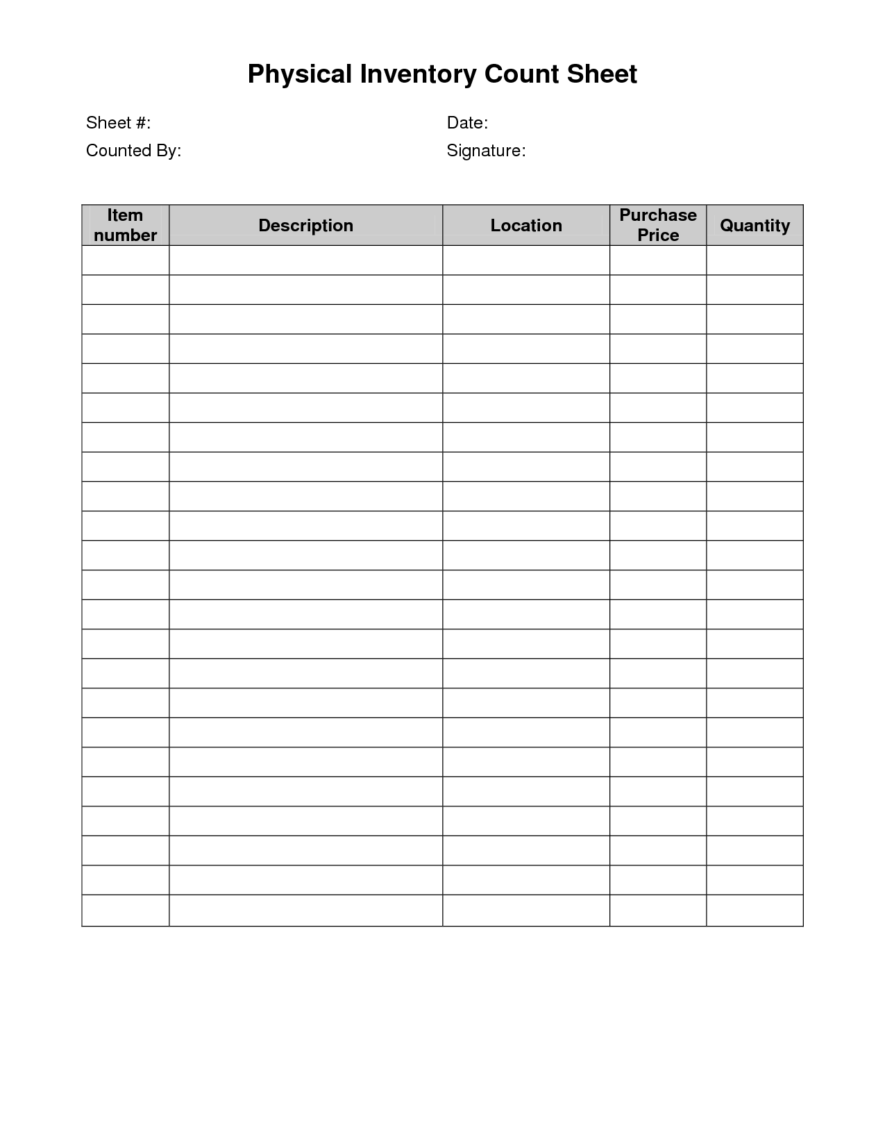 90 Free Printable Coin Inventory Sheets 57