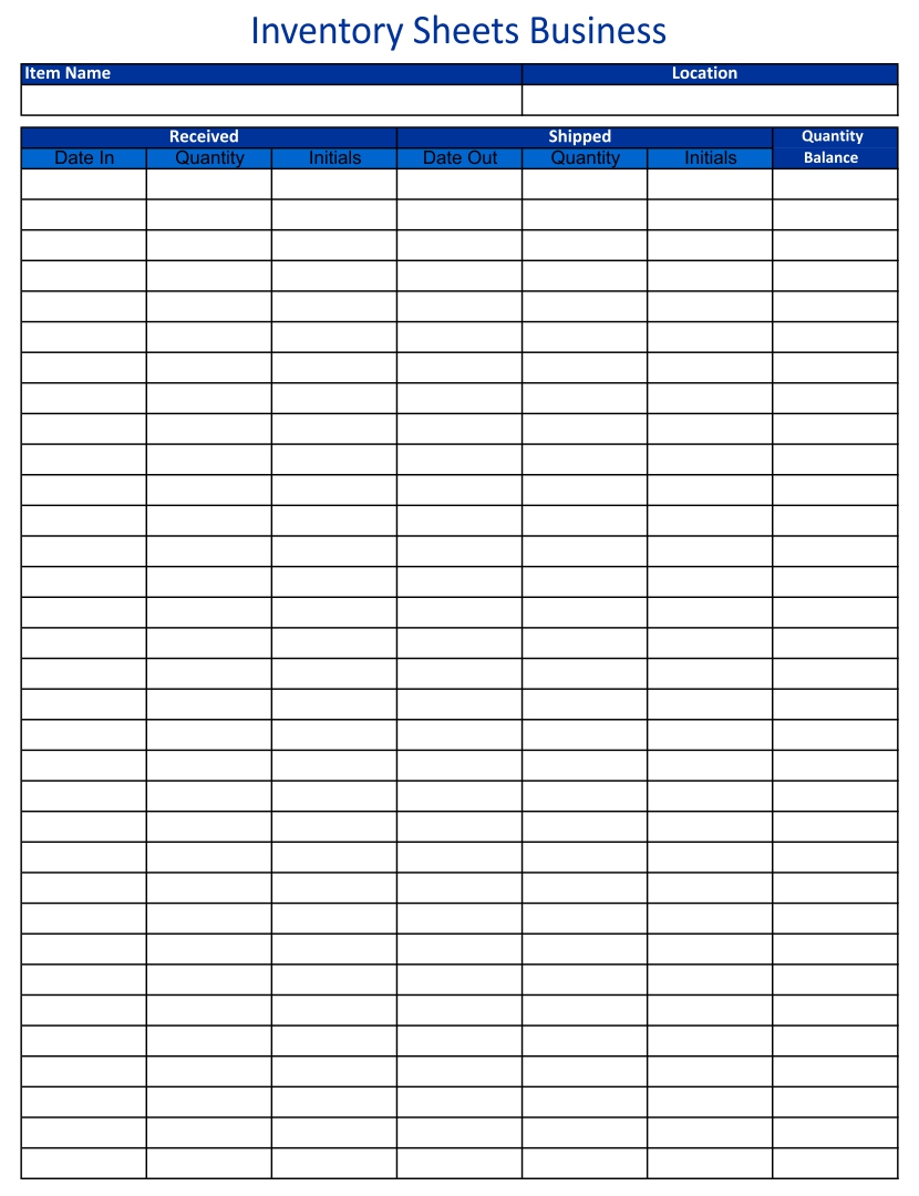 90 Free Printable Coin Inventory Sheets 68