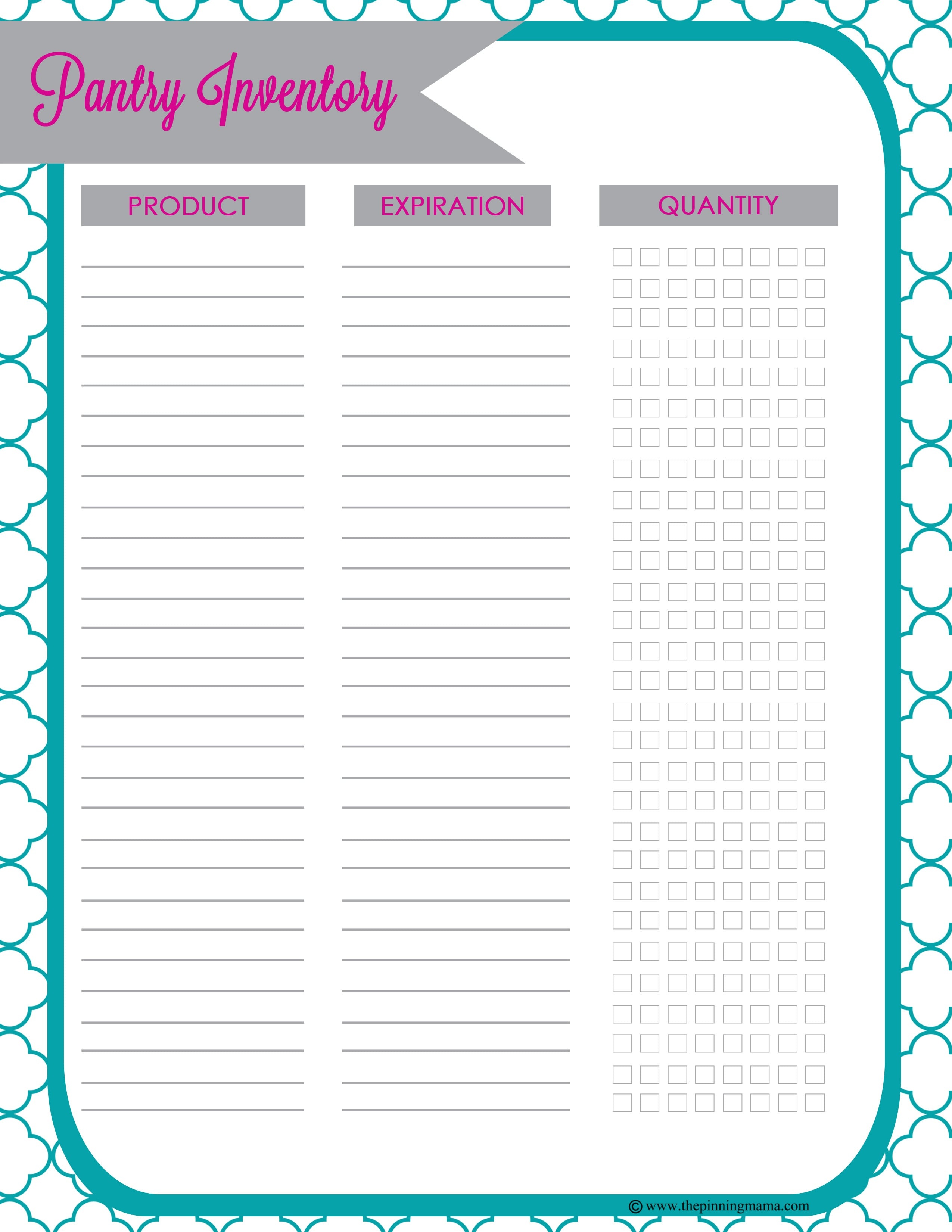 90 Free Printable Coin Inventory Sheets 7