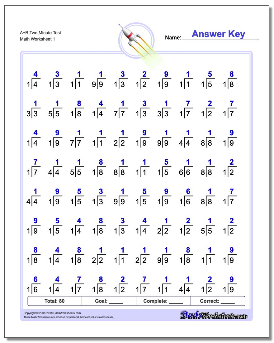 90 Free Printable Division Chart 61