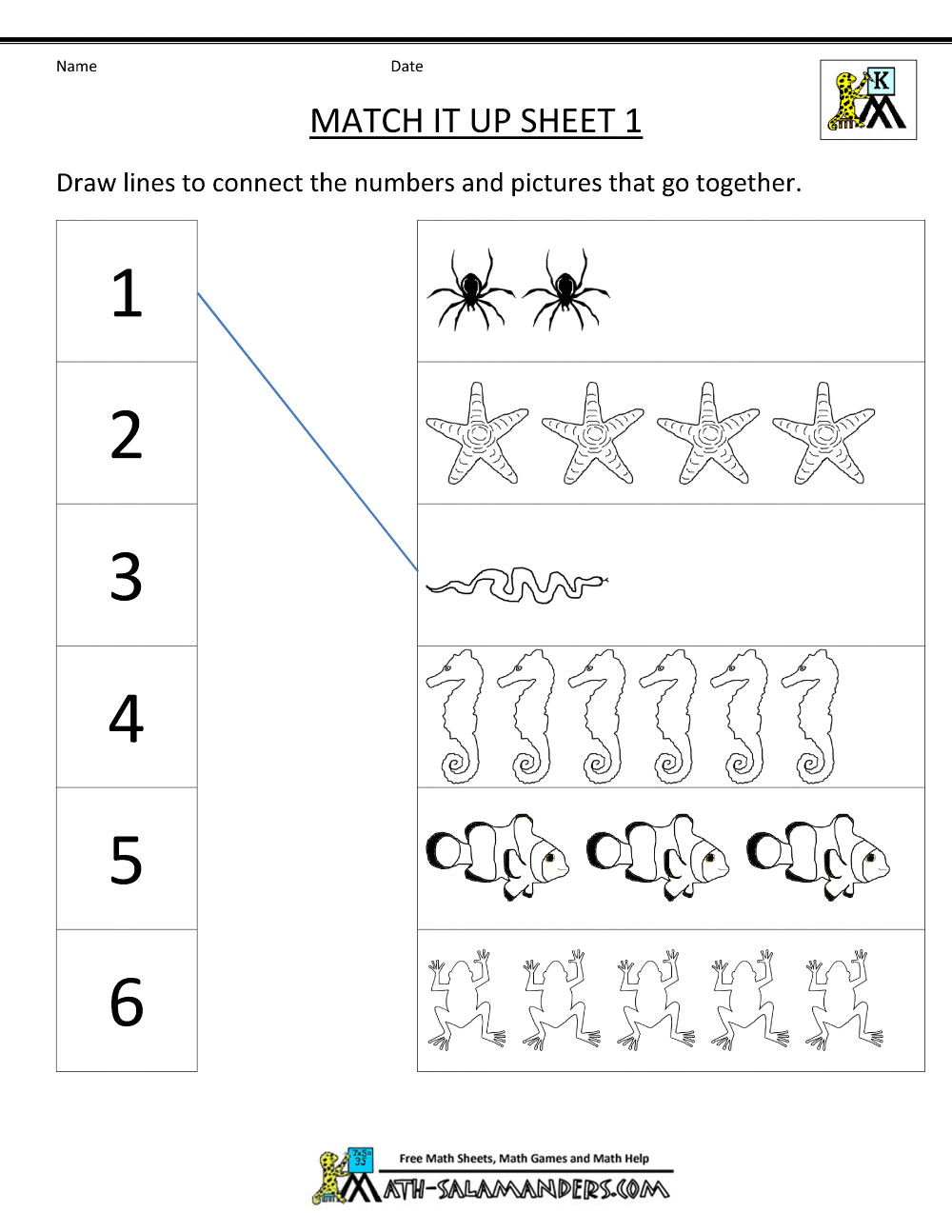 90 Free Printable Math Sheets For Kindergarten 10