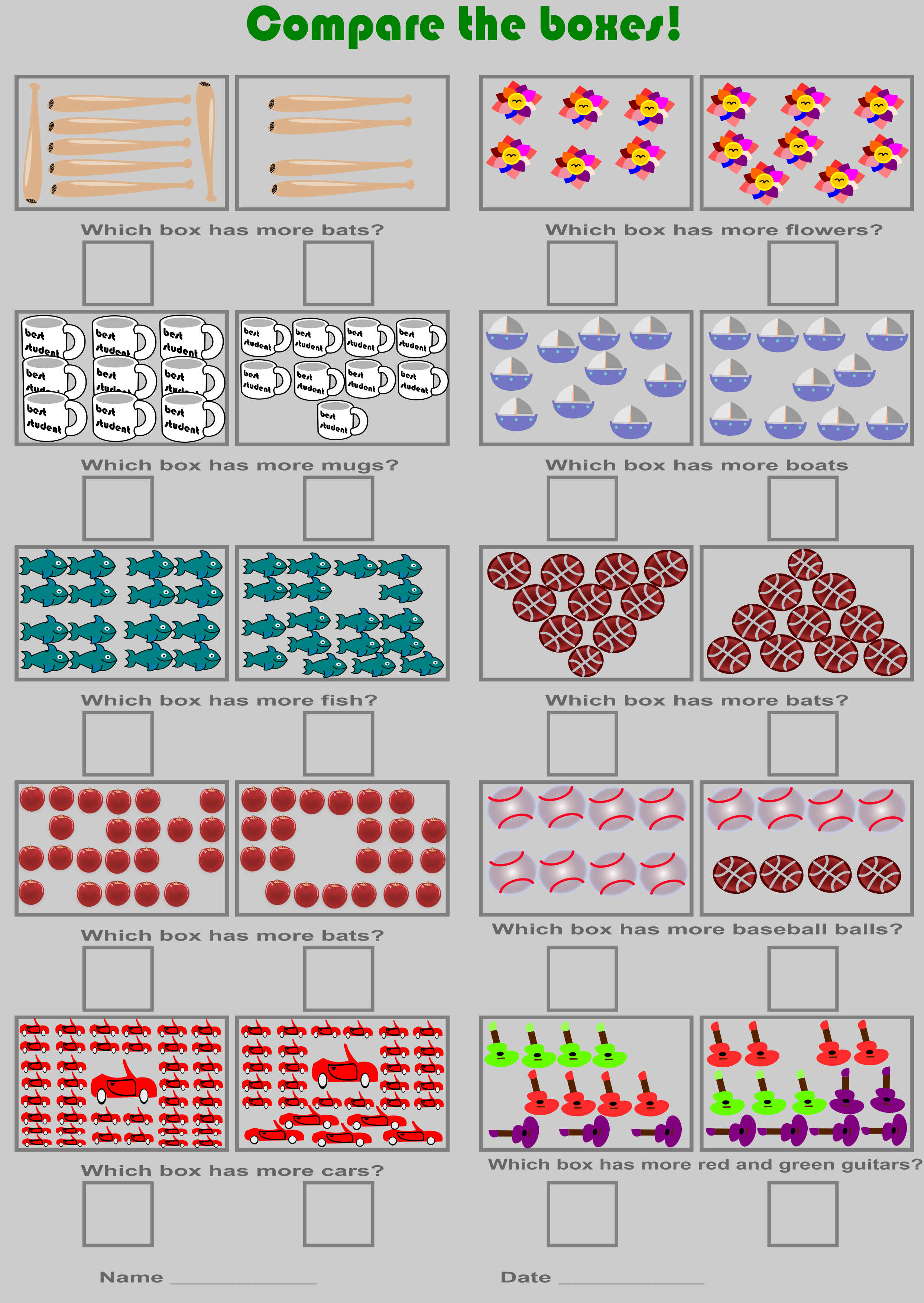 90 Free Printable Math Sheets For Kindergarten 13