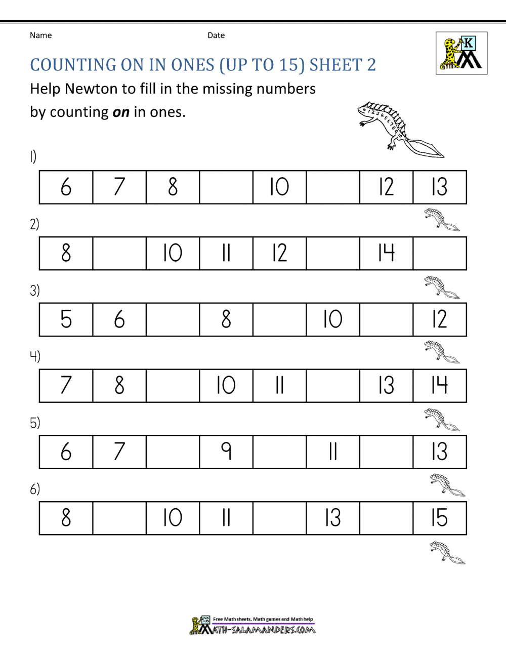 90 Free Printable Math Sheets For Kindergarten 21
