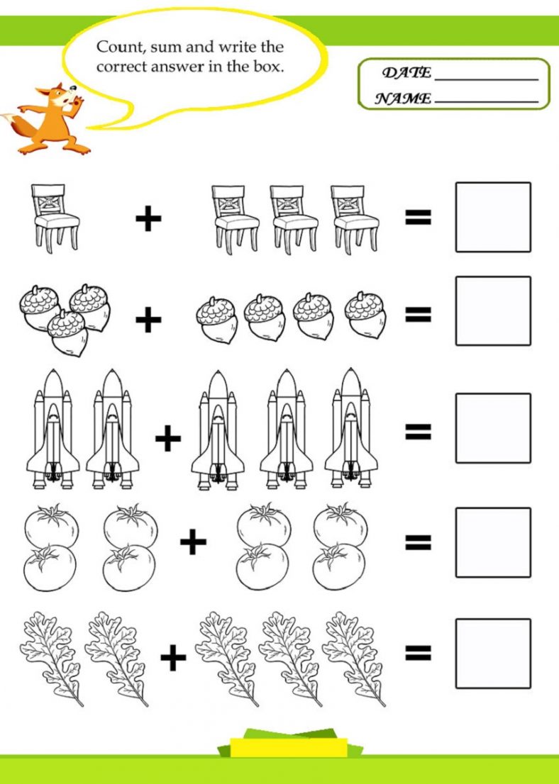 90 Free Printable Math Sheets For Kindergarten 29