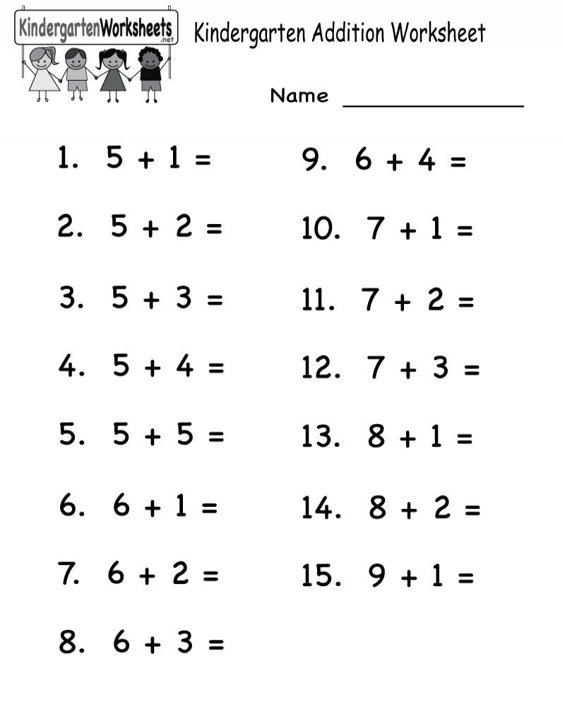 90 Free Printable Math Sheets For Kindergarten 34