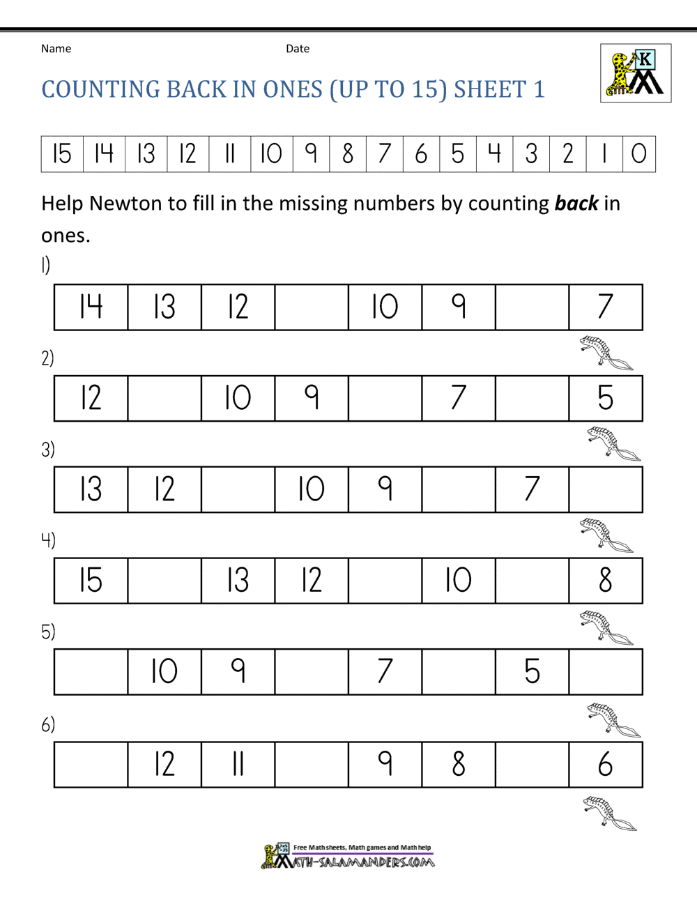90 Free Printable Math Sheets For Kindergarten 49