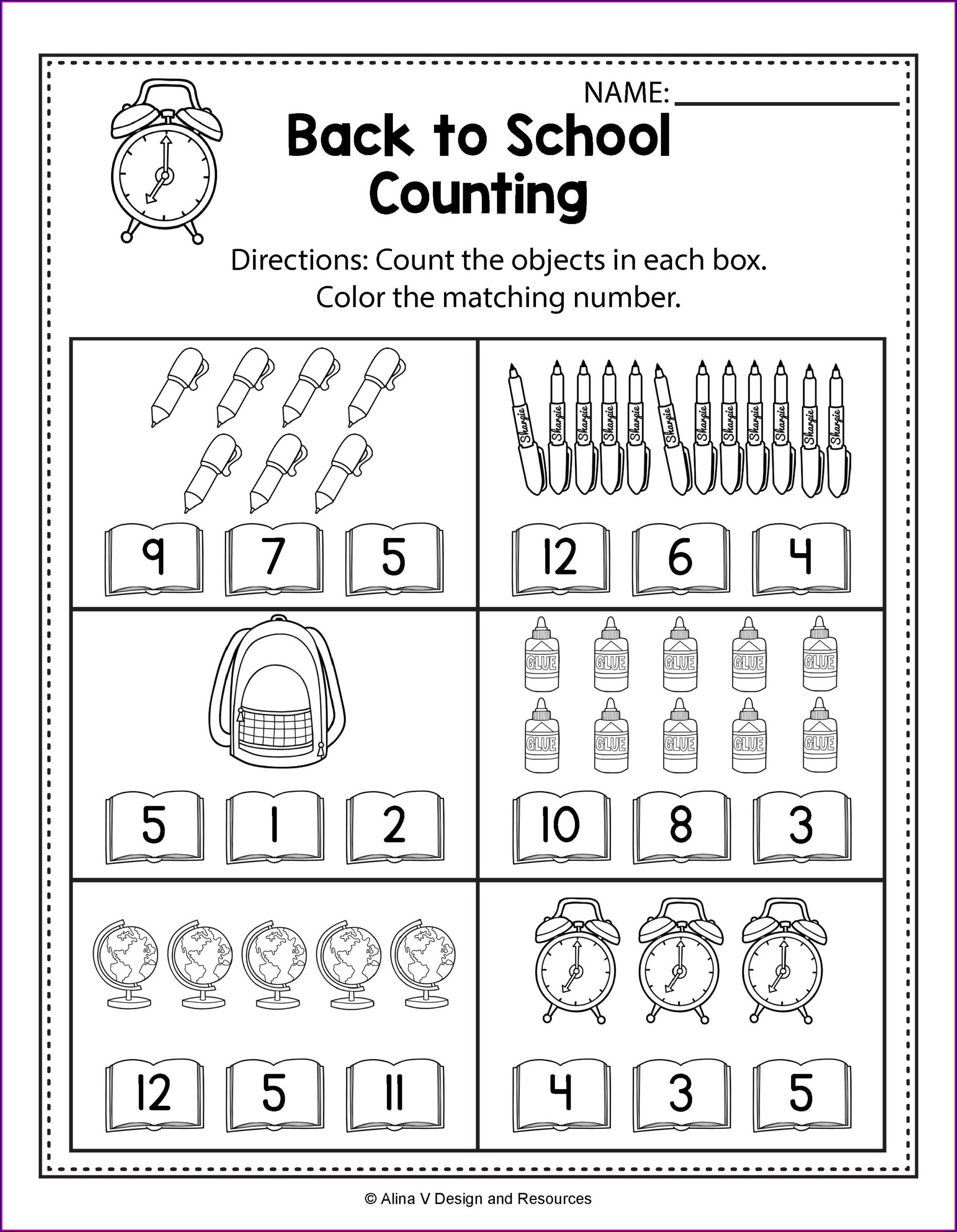 90 Free Printable Math Sheets For Kindergarten 64