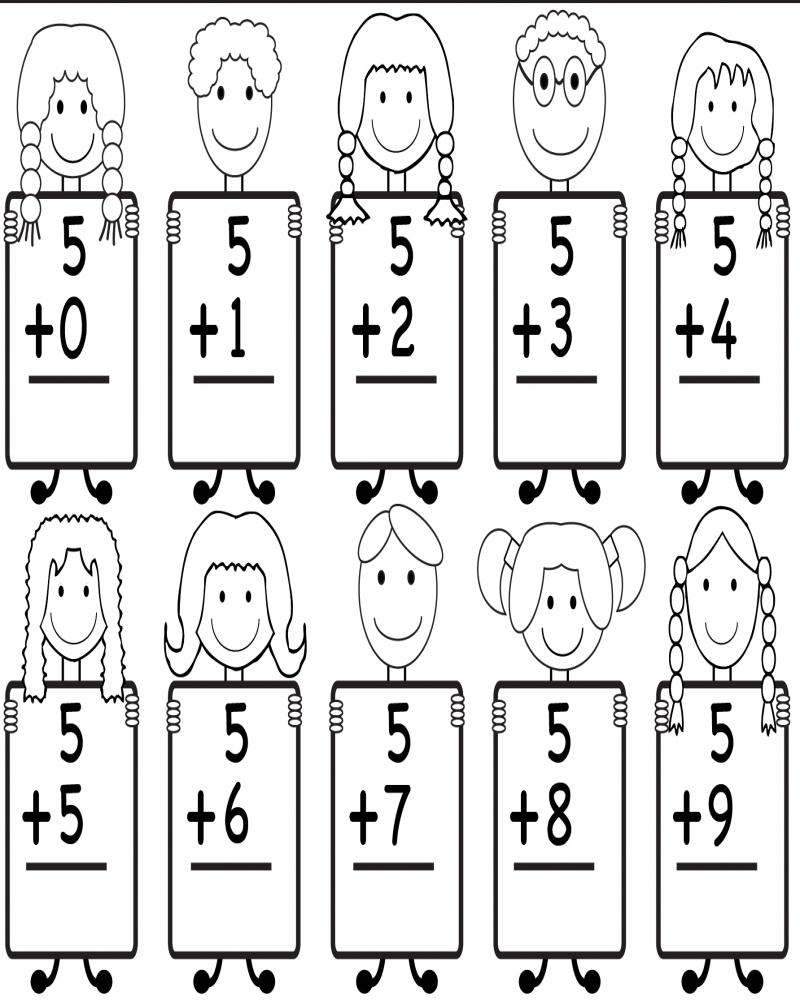 90 Free Printable Math Sheets For Kindergarten 74