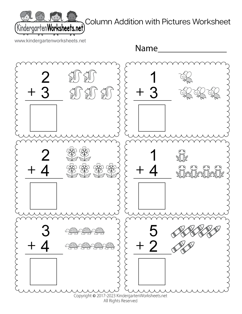 90 Free Printable Math Sheets For Kindergarten 85