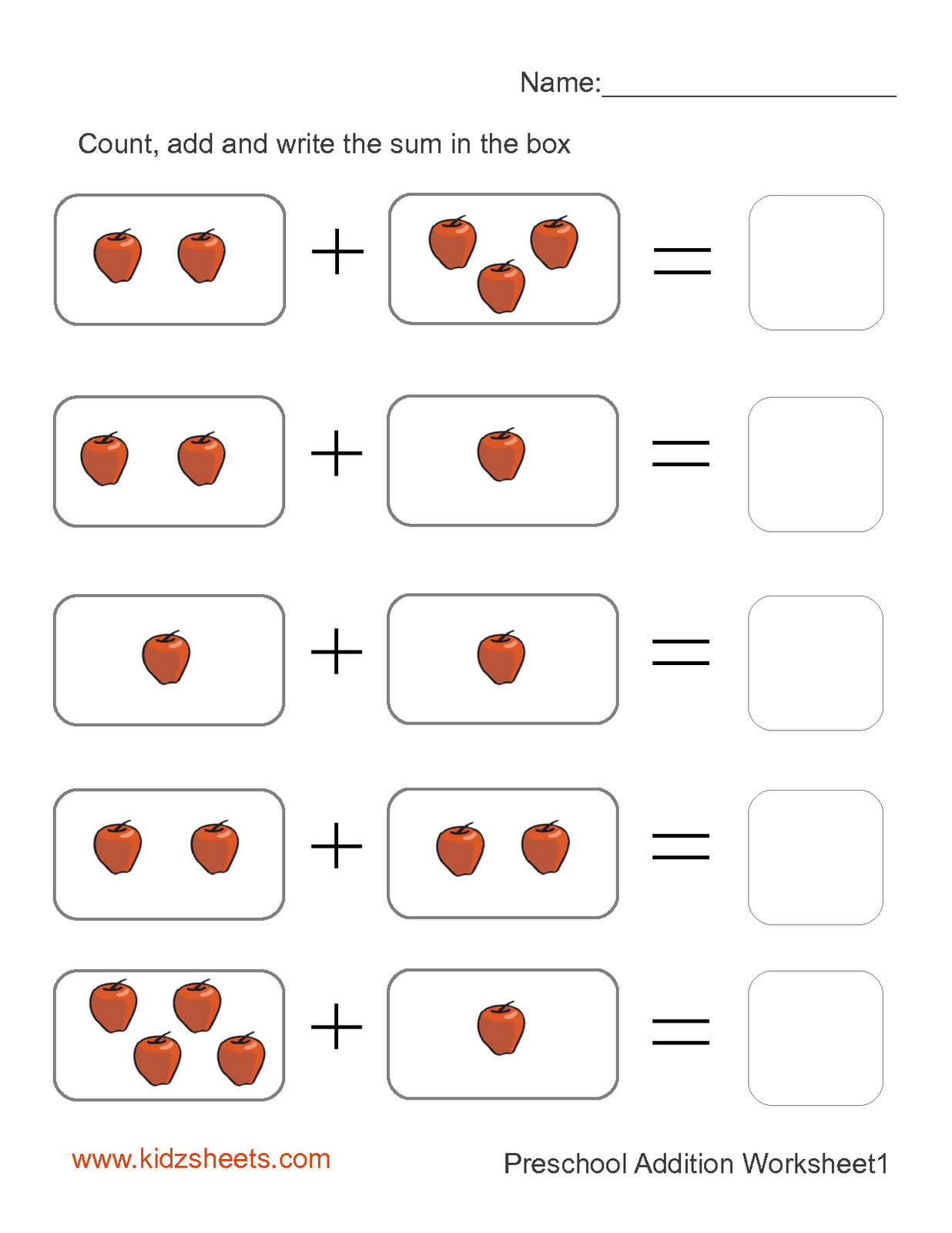 90 Free Printable Math Sheets For Kindergarten 89
