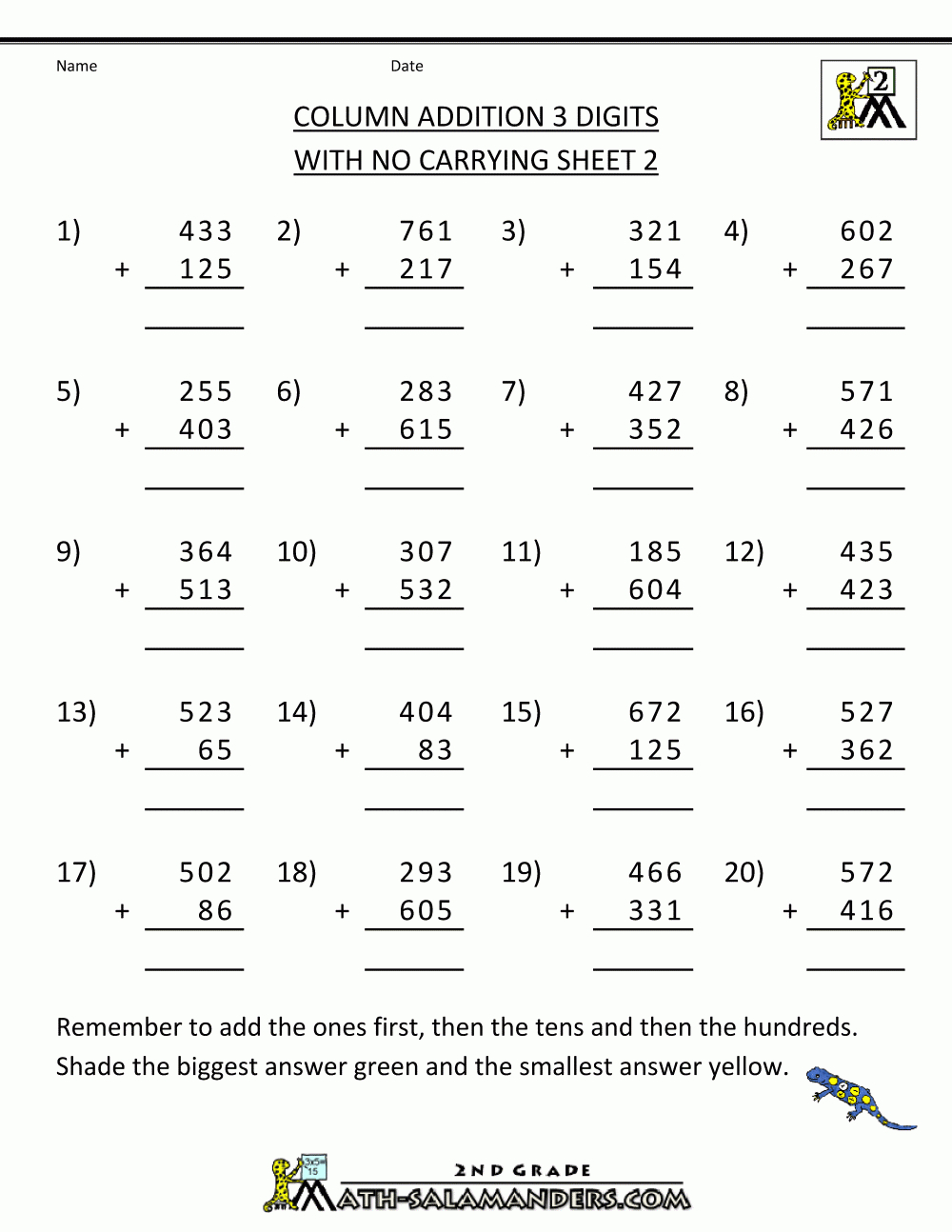 90 Free Printable Math Sheets For Kindergarten 91