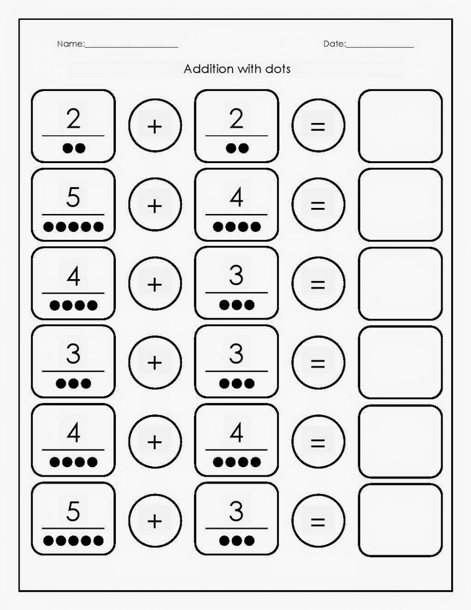 90 Free Printable Math Sheets For Kindergarten 95