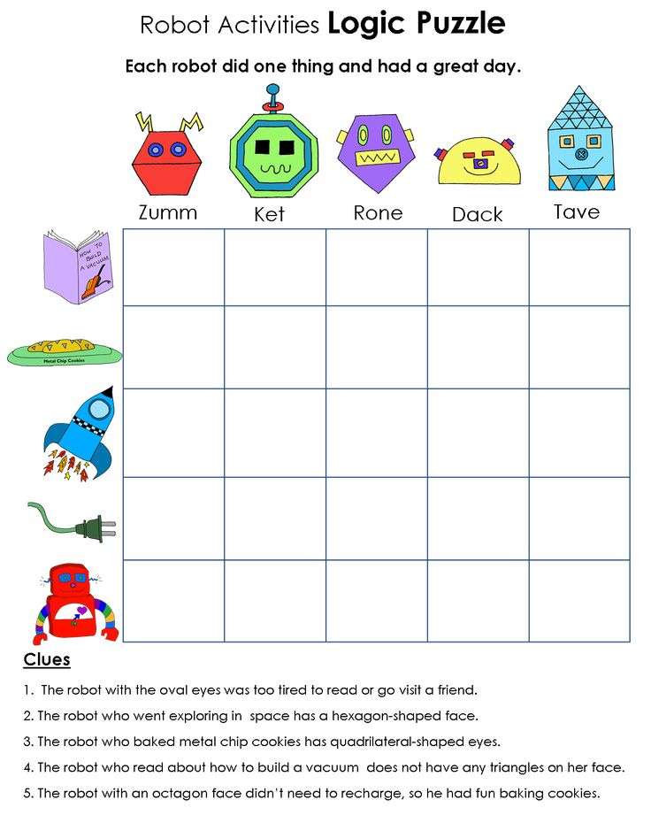 90 Logic Puzzles Free Printable 23