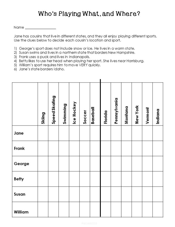 90 Logic Puzzles Free Printable 46