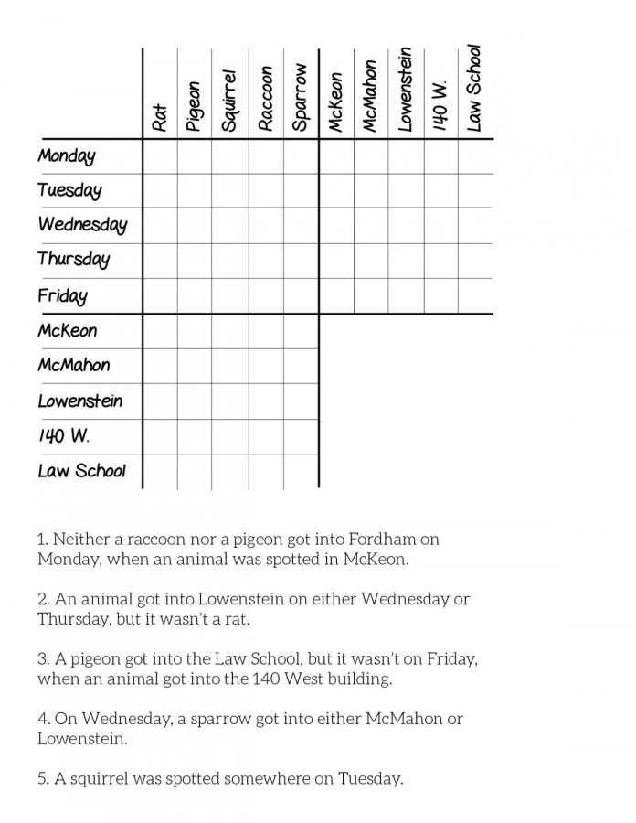 90 Logic Puzzles Free Printable 55