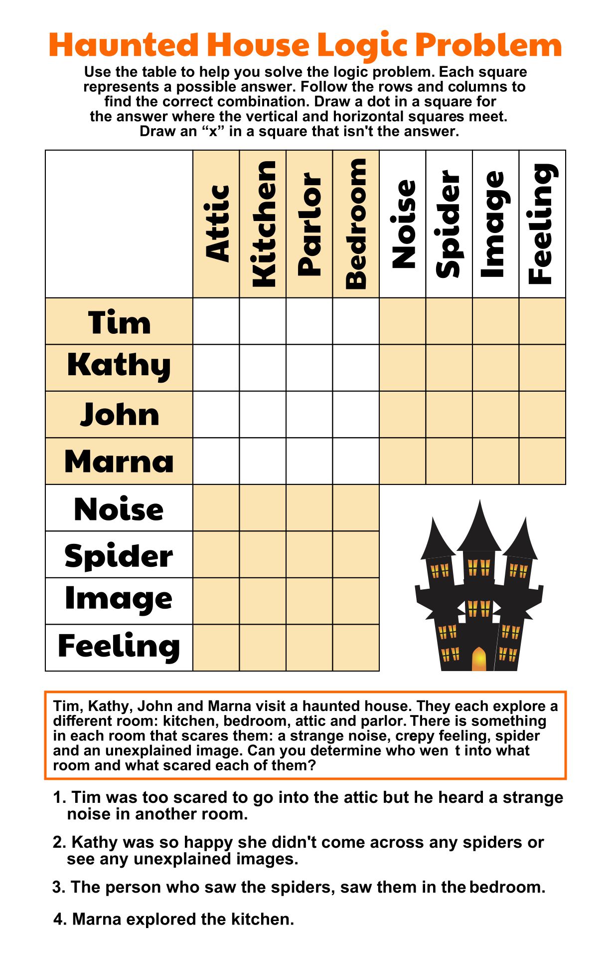 90 Logic Puzzles Free Printable 57