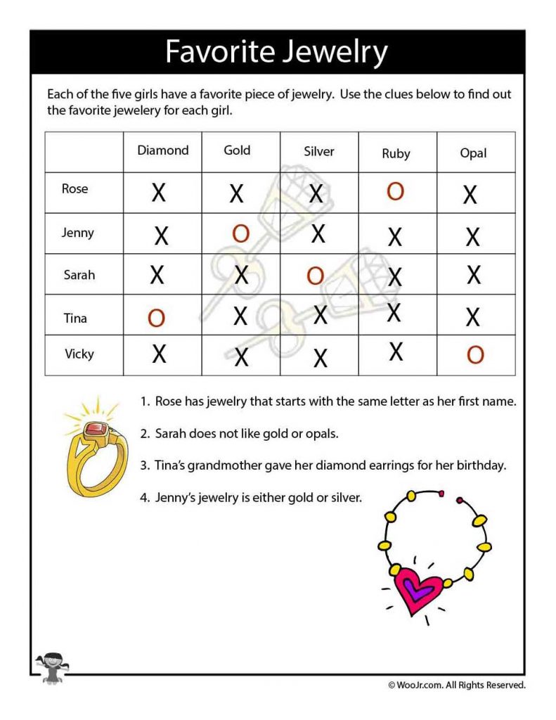 90 Logic Puzzles Free Printable 79