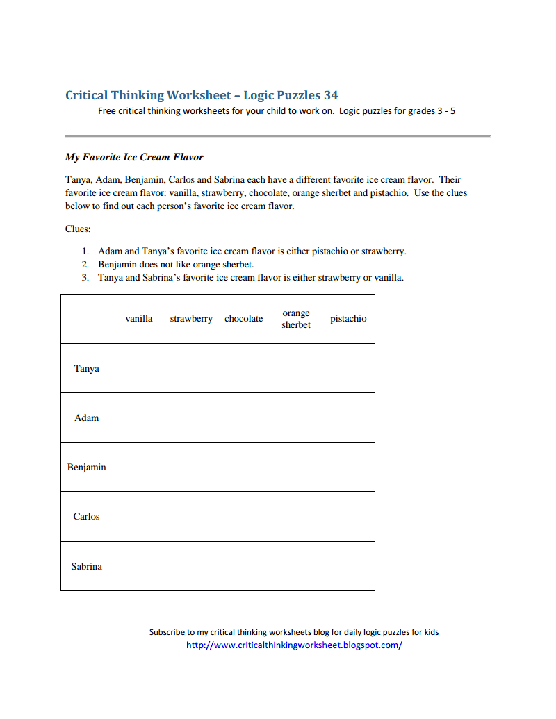 90 Logic Puzzles Free Printable 94