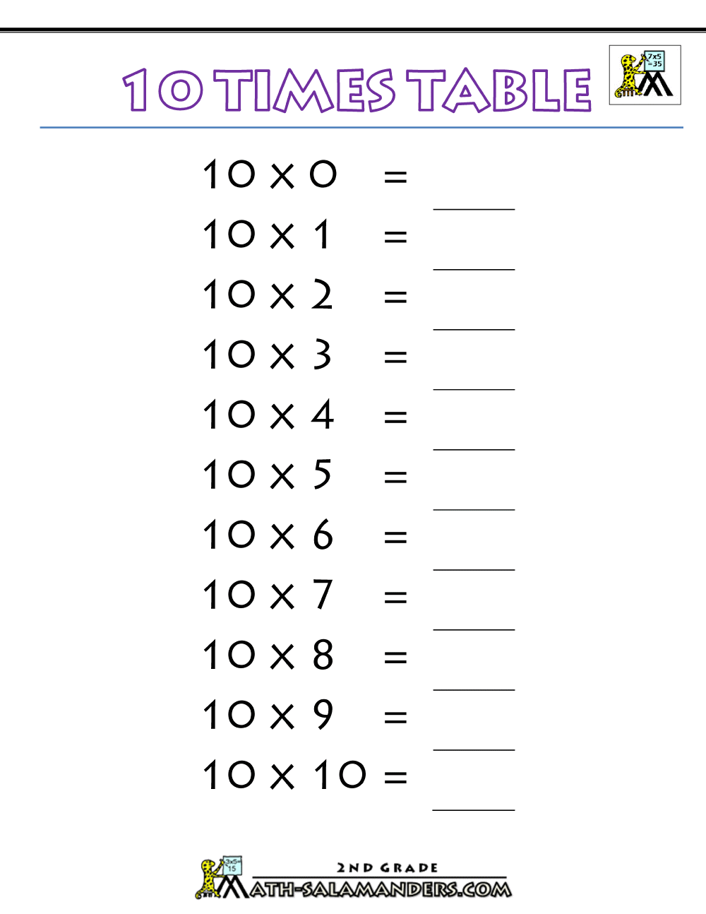90 Multiplication Chart Printable 1 10 15
