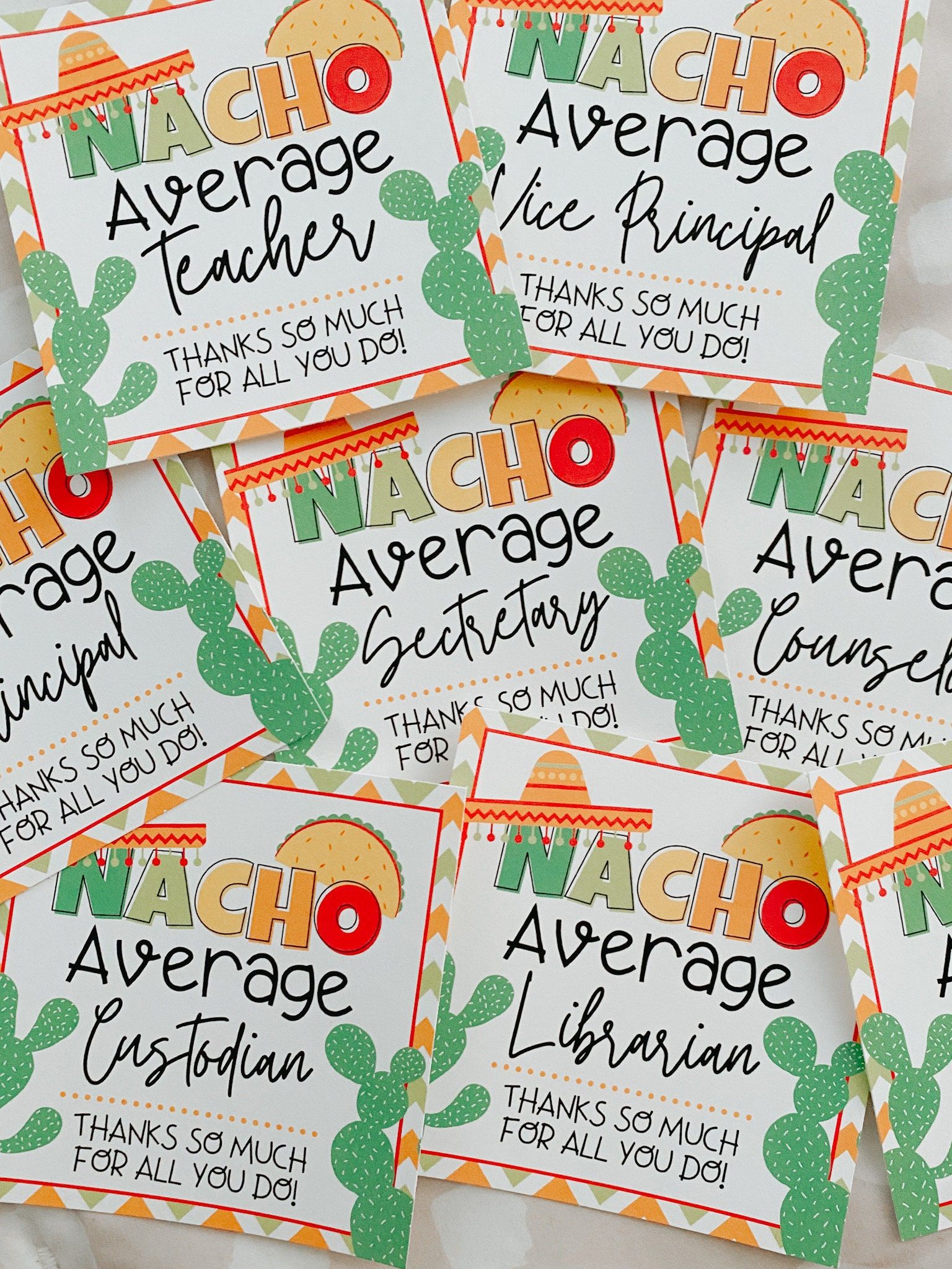90 Nacho Average Teacher Printable Free 50