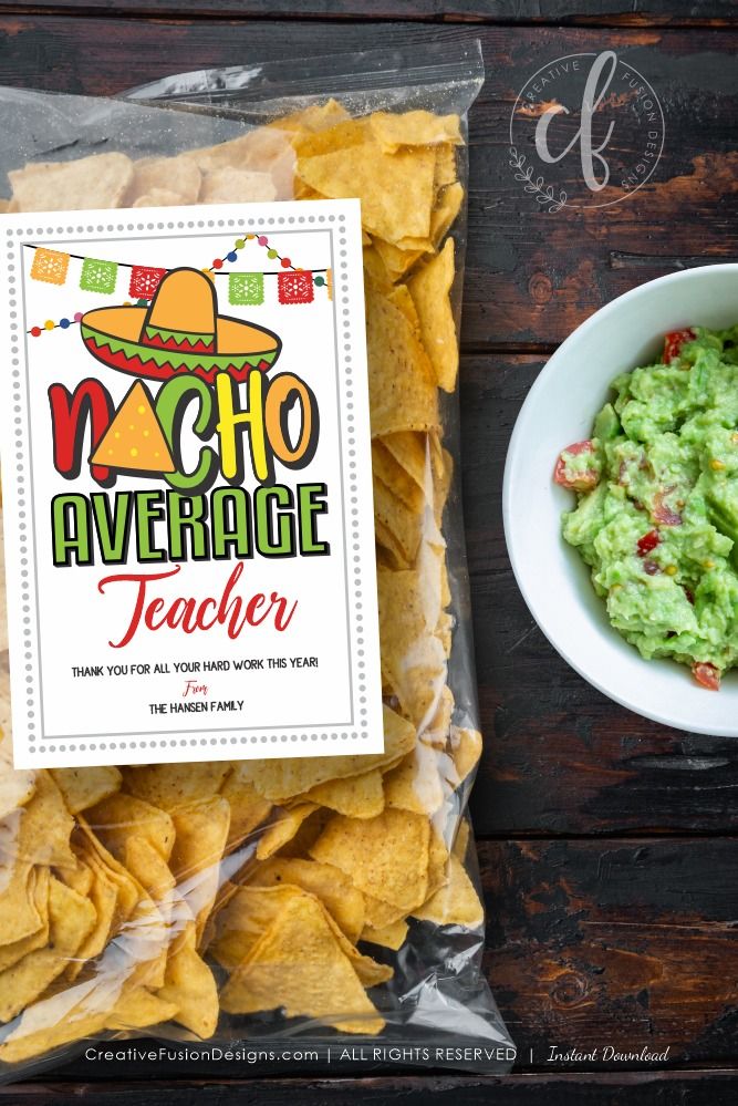 90 Nacho Average Teacher Printable Free 68