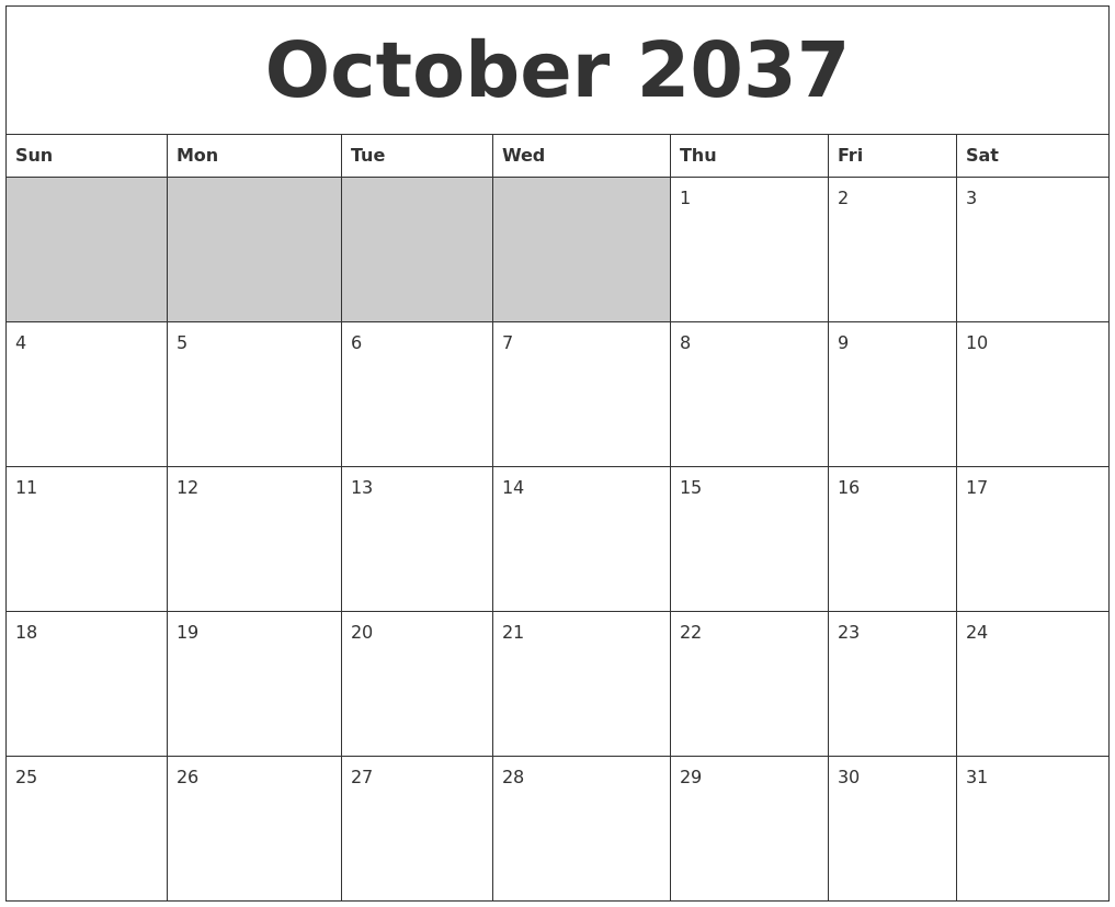 90 October Calendar Free Printable 63