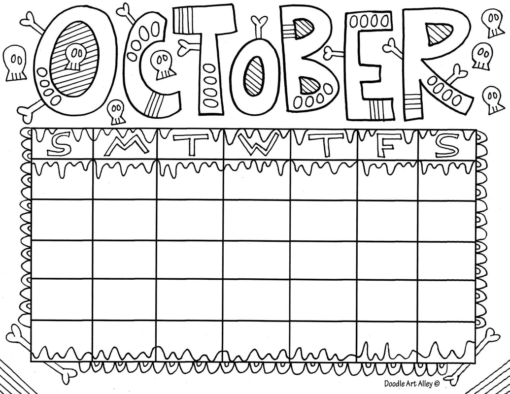 90 October Calendar Free Printable 69
