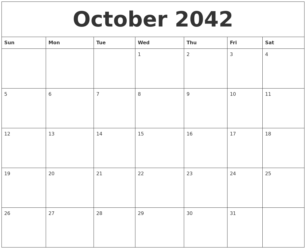 90 October Calendar Free Printable 86