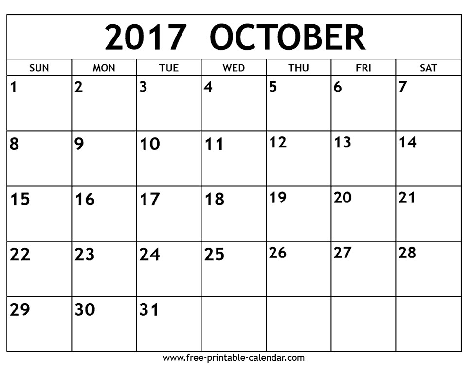 90 October Calendar Free Printable 87