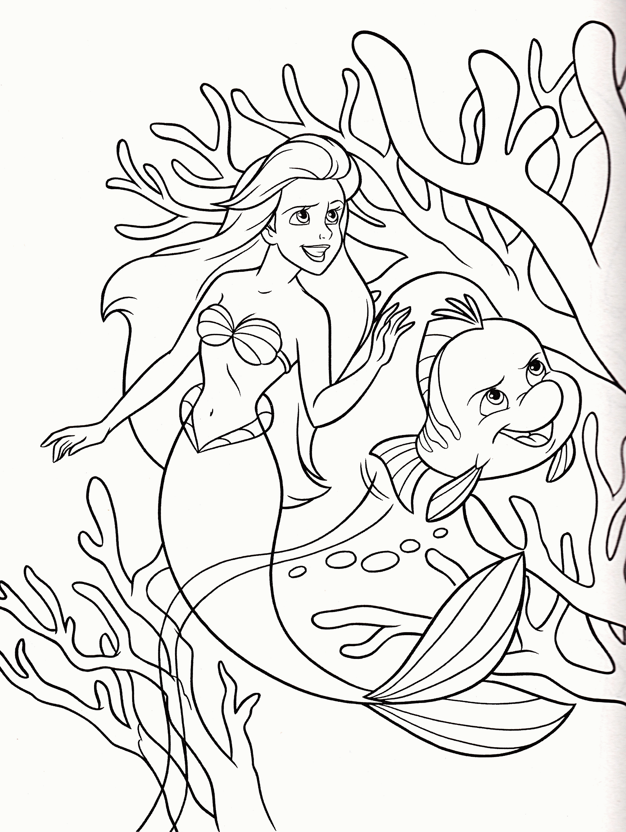 90 Princess Printable Coloring Page 3