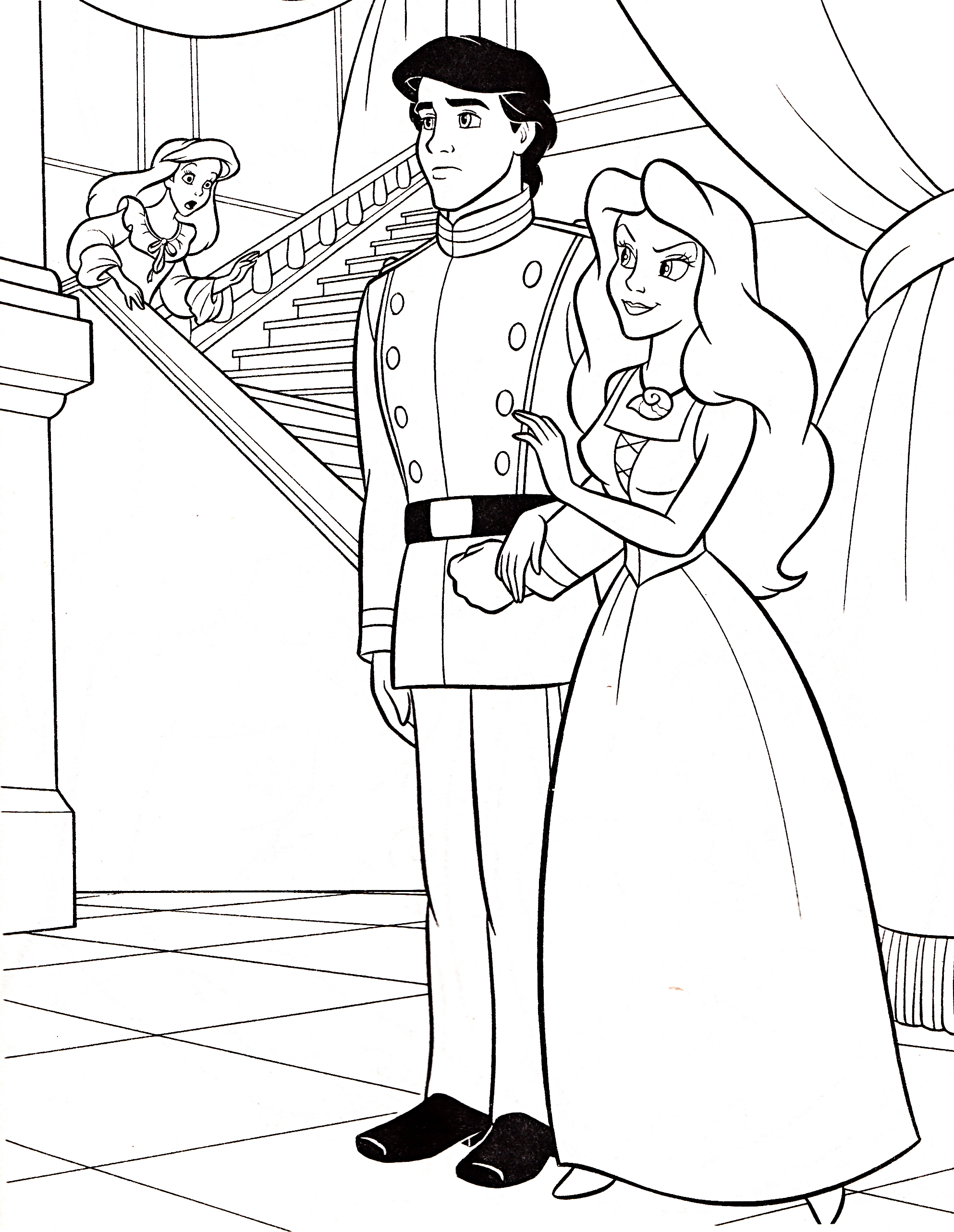 90 Princess Printable Coloring Page 34