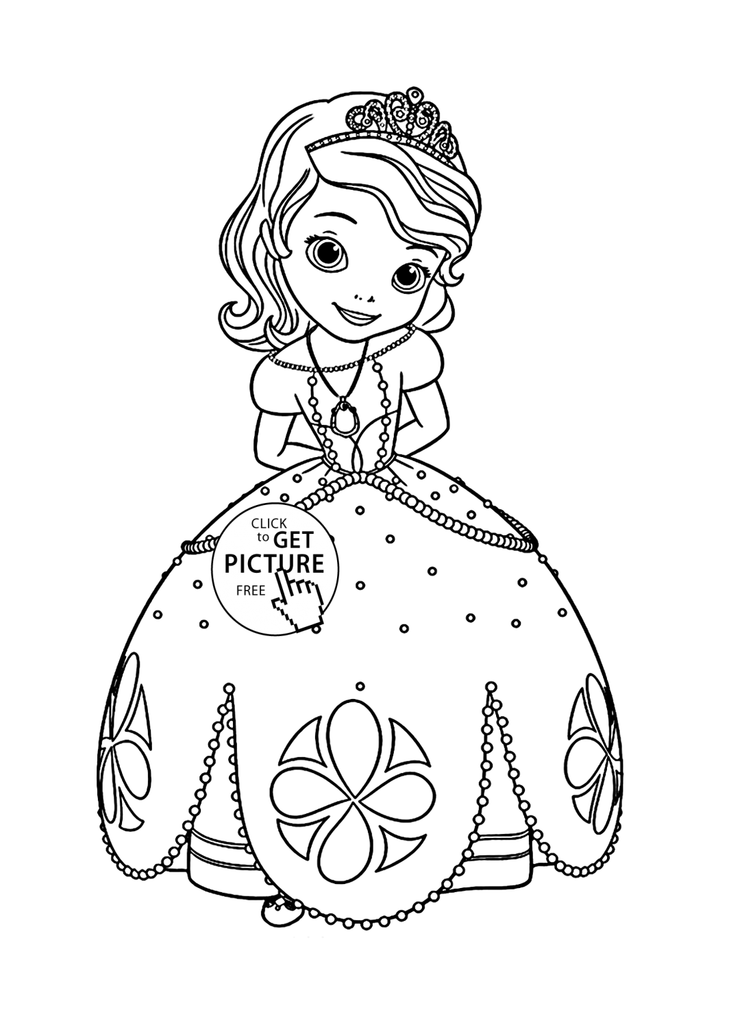 90 Princess Printable Coloring Page 45