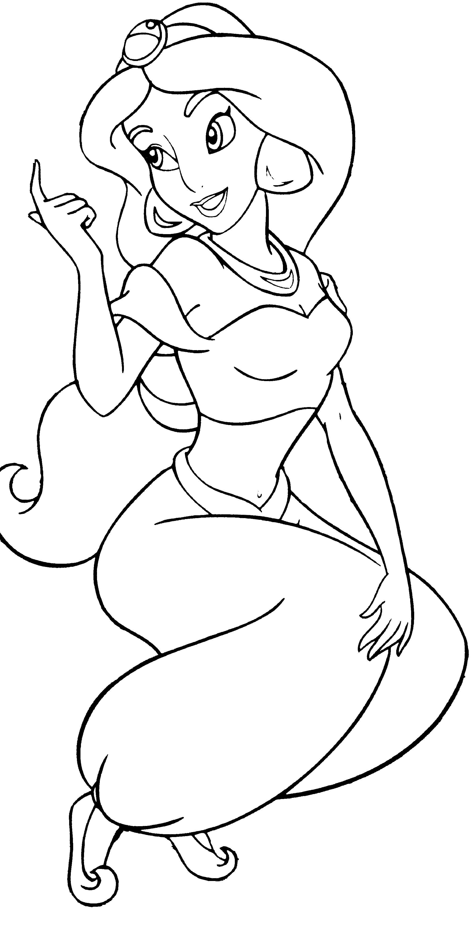 90 Princess Printable Coloring Page 46