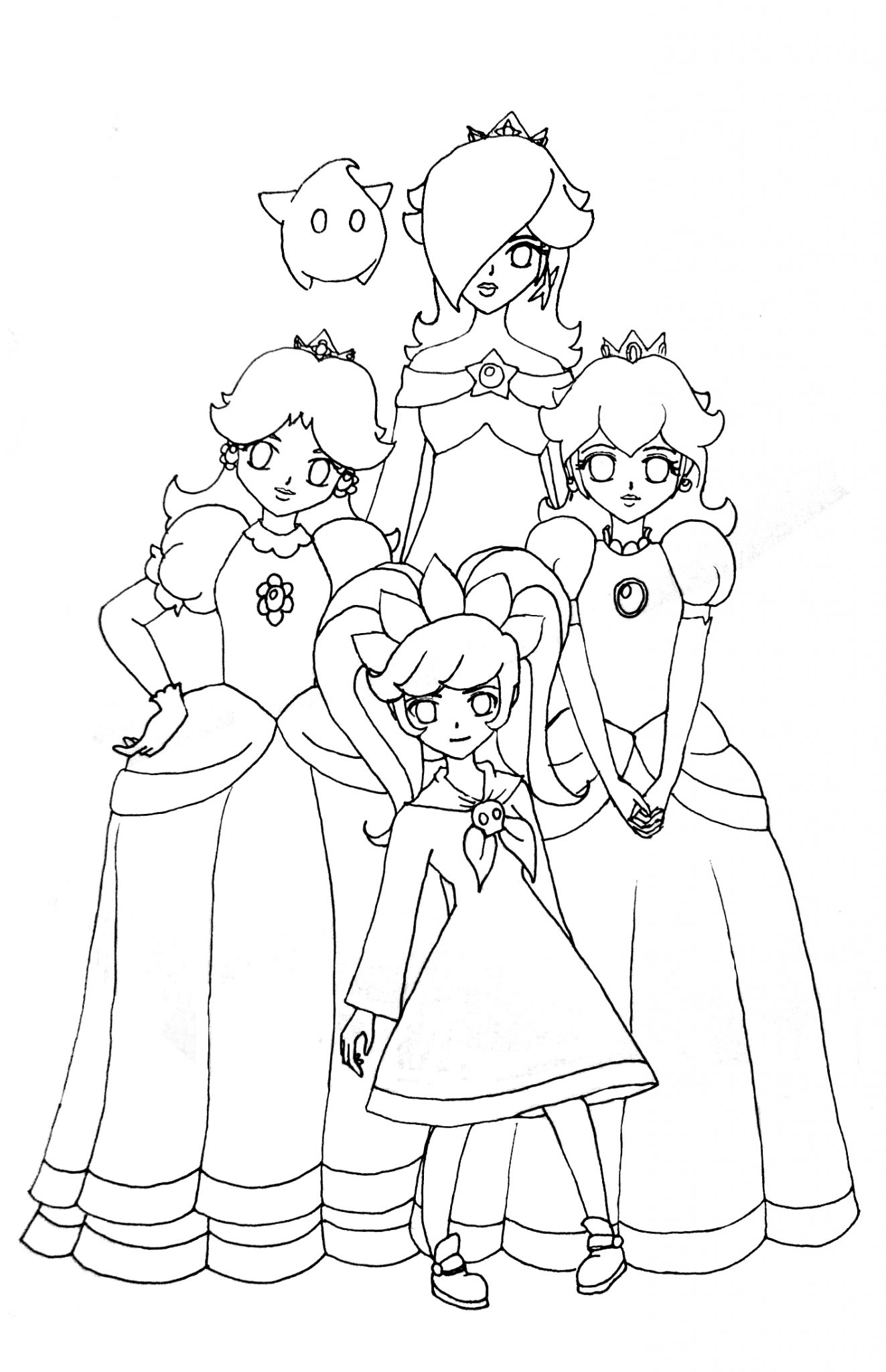 90 Princess Printable Coloring Page 61