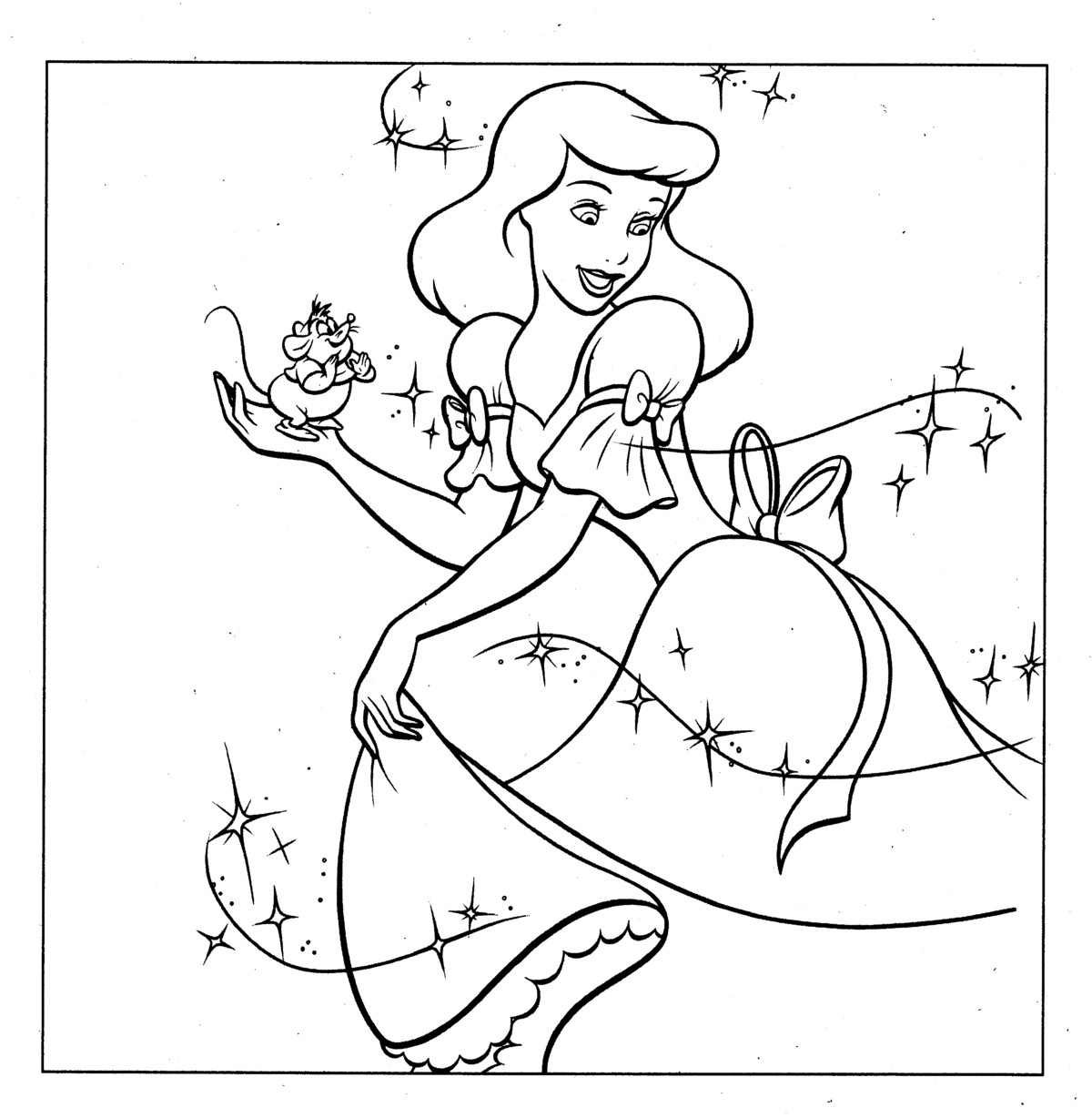90 Princess Printable Coloring Page 68