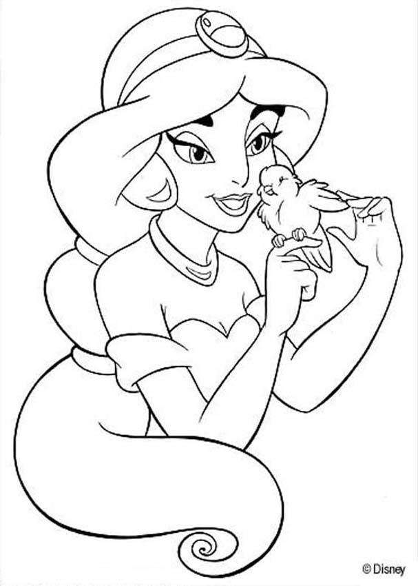 90 Princess Printable Coloring Page 73