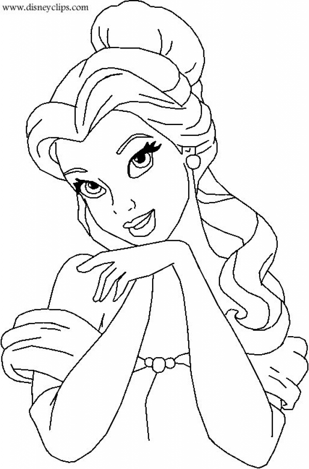 90 Princess Printable Coloring Page 78
