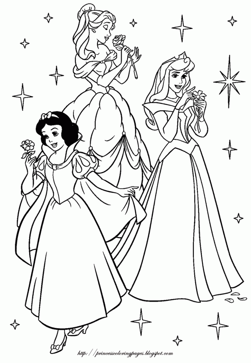 90 Princess Printable Coloring Page 81