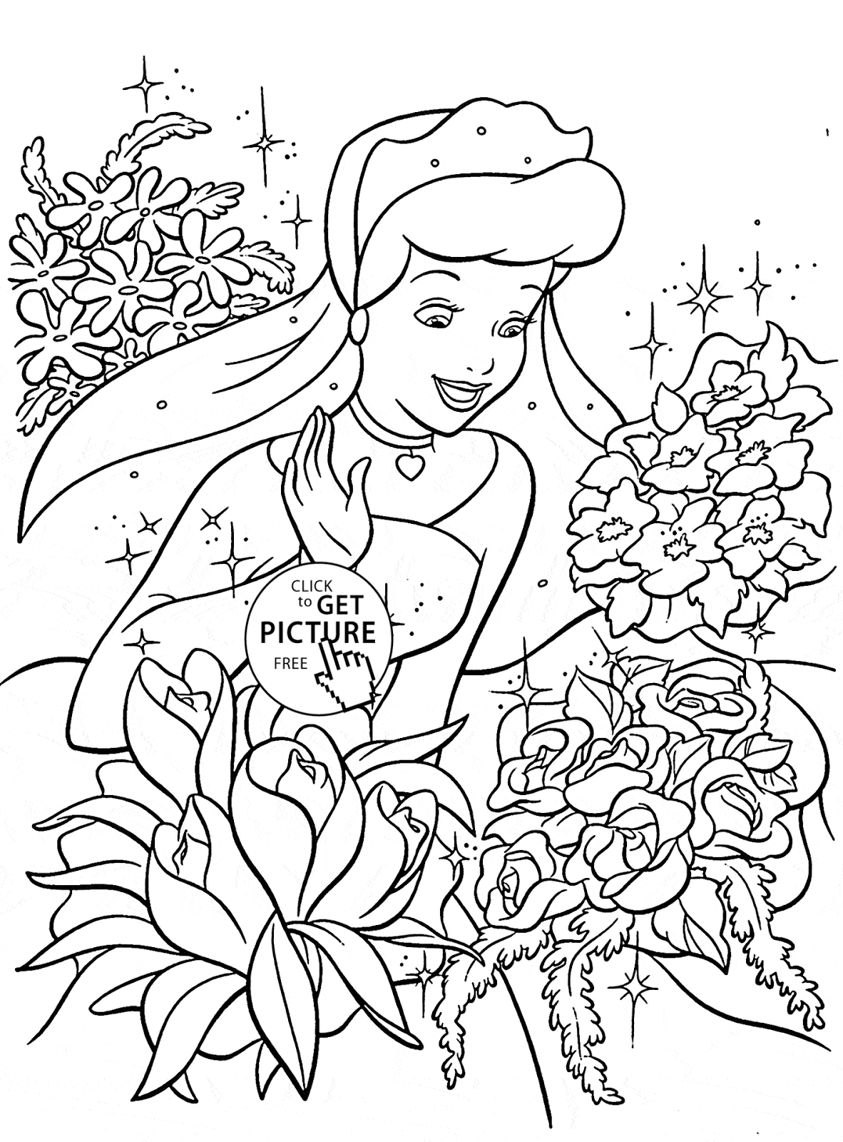 90 Princess Printable Coloring Page 83