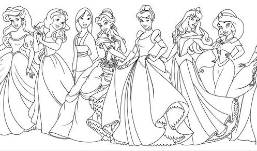 90 Princess Printable Coloring Page 87