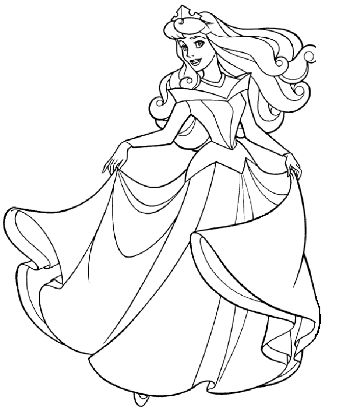 90 Princess Printable Coloring Page 88